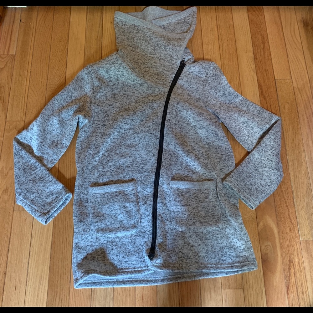 Womens Lg Grey White Jacket Sz Large - Picture 3 of 5